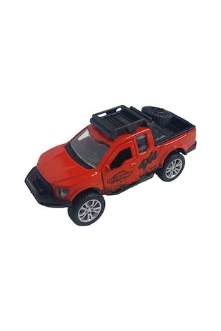 Çek Bırak Metal Arazi Aracı 13 Cm - Kırmızı