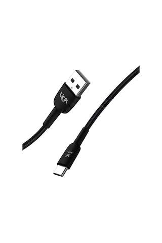 Linktech C306 22.5w Qc3.0 Usb Çıkışlı Type-c Kablolu Şarj Aleti Siyah