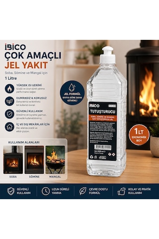 İbico K13-058 1l Çok Amaçlı Jel Yakıt- 24'li Paket Diğer