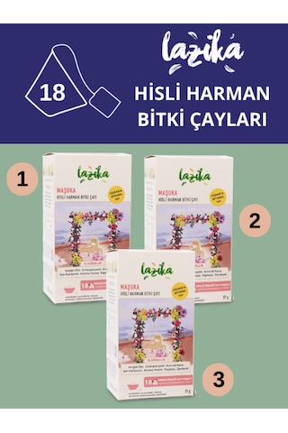 3'lü Set Kadınlara Özel Çay Pms Tea 3 18 Adet