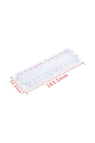 Büyük Breadboard, Deney Boardu, Elektronik Deney Tahtası, 16.5 X 5.4 X 0.9 Cm,