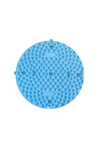 Anjiexun Ayak Yoga Masaj Matı Kas Gevşeme Dairesel Egzersiz Matı Mavi