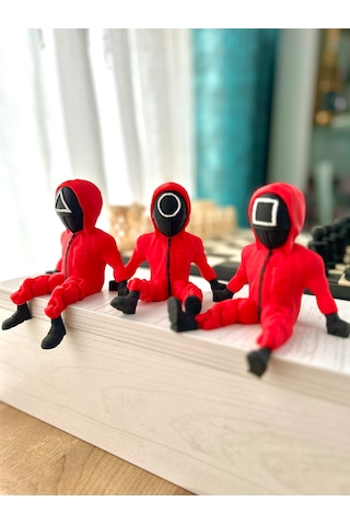 Squid Game Figürü 3'lü Set - 10 Cm