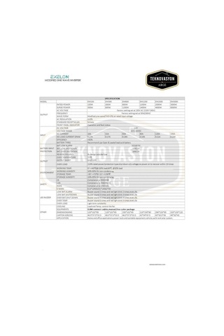 Exelon  Modifiye Sinüs 2000w 12v İnverter