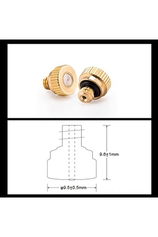 Springsun Mantar Soğutma Sistemi: 21 Parça Bakır Mantar Damlaticı, T Tipi Bağlayıcı Ve Halka, Bahçe Sulama Ve Soğutma İçin Açık Atomizasyon