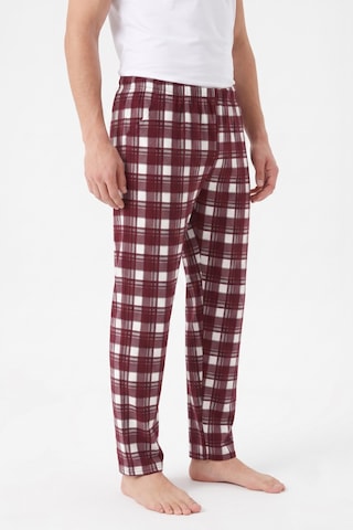 İki Yıldız Erkek Tek Penye Pijama Alt Bgl-st05658 Bordo