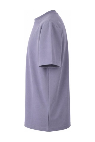 Trender Modelli Cepli O Yaka Açık Gri Erkek T-shirt 2351-1