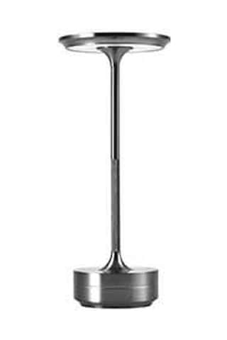 Cata Ct-8438 Toronto Şarjlı 3 Renk Dokunmatik Masa Lambası Silver Gri