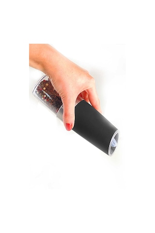 Primanova Gadget Gravity Paslanmaz Çelik Otomatik Tuz & Karabiber Öğütücü Pilli