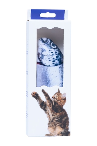 Hareketli Kedi Balığı Şarjlı, Sensörlü, 3 Modlu Dans Eden Oyuncak, Kedi Nanesi Dahil H131
