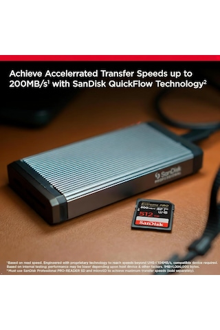 Sandisk Extreme Pro Sdxc Uhs-ı Hafıza Kartı 512 Gb V30, Aktarım