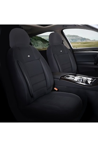 Kia Sephia Araçlara Uyumlu Oto Koltuk Kılıfı Seti - Violet Siyah