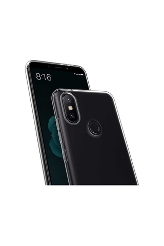 Xiaomi Uyumlu Mi 8 Se Kılıf Zore Süper Silikon Kapak-Renksiz