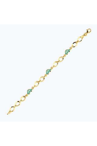 Altınbaş 22 Ayar Altın Arabalı Çocuk Bileklik Bjrbl0002-25925 Renkli
