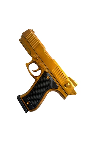 Boncuk Atan Tabanca Gold + 10 Paket Boncuk Gold