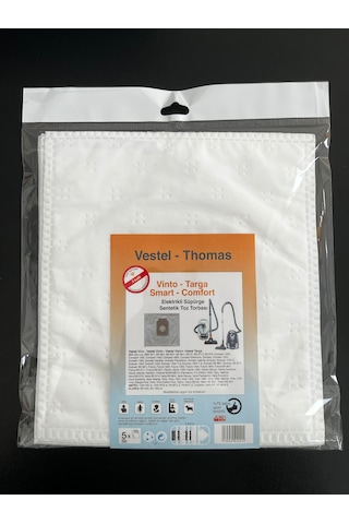 Vestel Uyumlu -thomas Vinto-targa Smart-comfort Süpürge Torbası