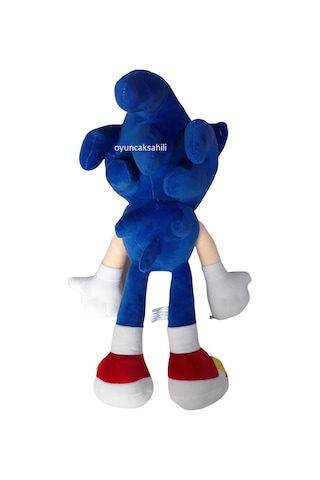 Sonıc Peluş 45Cm Büyük Boy Oyuncak Sonic Yurtdışı Kadife Sonik