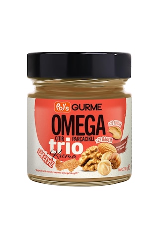 Pol's Gurme Omega Trio Çıtır Parçacıklı Krema 210 Gr