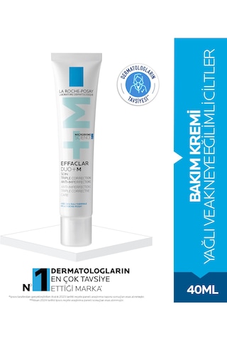 La Roche Posay Effaclar Duo+ M Akne Eğilimli Ciltler İçin Bakım Kremi 40 ML