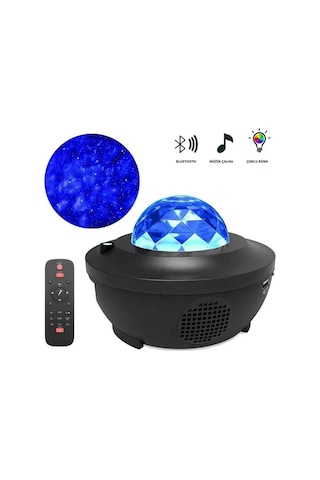 Ebitda Led Yıldız Işık+müzik+7 Farklı Ambians Proyeksiör Çok Renkli