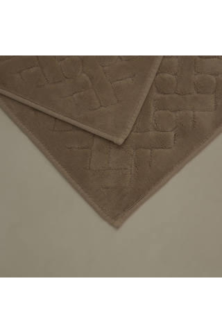 Karaca Home Foley 2'li Banyo Paspası Bej Bej