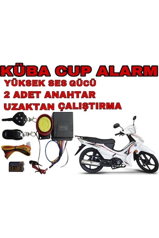 Küba Ege-Rainbow-Reiz-Kee Alarm 50-100 Cc Motor Alarmı Pil Destek N11.1894