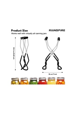 Xindoker Siyah Paslanmaz Çelik Konserve Kırıcı - Kayma Ve Isıya Dayanıklı Kutusak Açıcı, Konserve Kaldırıcı Aracı Siyah