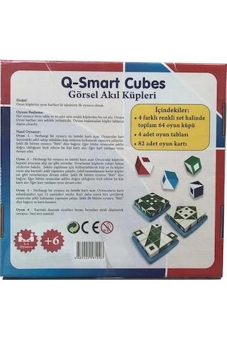 Elif Q-bitz Görsel Beceri Küpleri Akıl ve Zeka Oyunu Smart Cubes