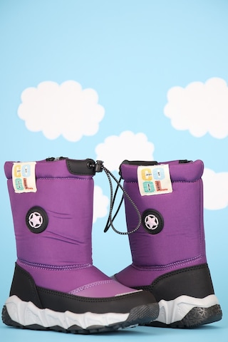 Vojo Lina Kaymaz Taban Fermuarlı Çocuk Kar Botu Çizme 267800001296 12 Mor