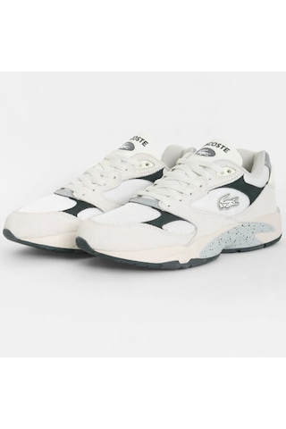 Lacoste Storm 96 Lo Vintage Hakiki Deri Erkek Beyaz Sneaker Beyaz
