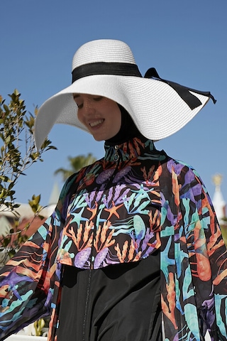 Remsa Mayo Büyük Boy Hasır Şapka Beyaz Rş-21 Beyaz