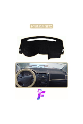 Hyundai Getz Uyumlu Ön Torpido Örtüsü Hızlı Ve Kolay Montaj Kaymaz Tasarım Tam Koruma G31 Bej