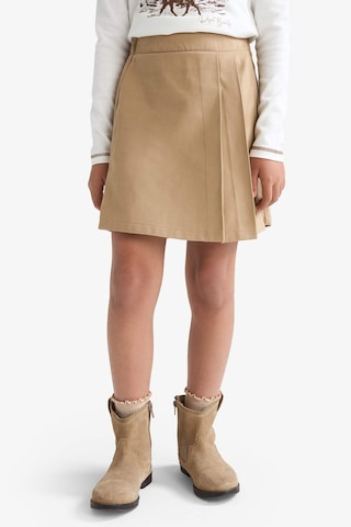 Defacto Kız Çocuk Okula Dönüş Gabardin Etek F1418a825aubg219 Bej