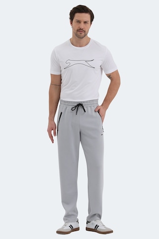 Slazenger Kıngstor I Erkek Fermuar Cepli Gri Eşofman Altı Gri