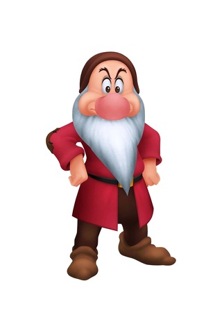 Disney Orjinal Pamuk Prenses Ve 7 Cüceler Grumpy Minifigürü Dıs156