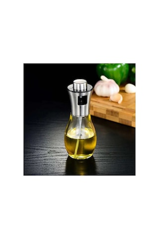 Paslanmaz Çelik Başlıklı Cam Spray Yağdanlık Evimdeyokyok Çok Renkli