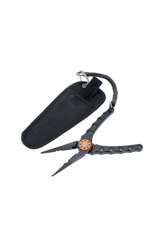 Xiyyadms Deniz Yıldızı Olta Tırnakçı - Gri 6061 Uçak Alüminyum Gövde, Paslanmaz Çelik Çeneli, Olta İpi Kesici Ve Tırnak Çıkarıcı, Taşınabilir Çanta İle