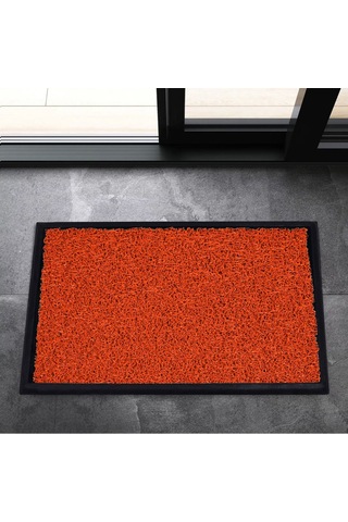 Kauçuk Tabanlı Ve Kauçuk Kenar Çerçeveli Havuzlu Paspası -turuncu