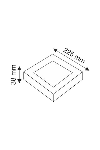 Helios Gün Işığı 18W Led Kare Panel Armatür 35-300 Diğer