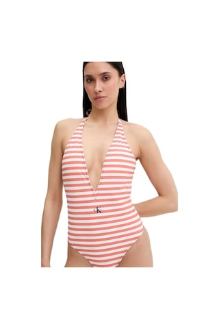 Calvin Klein Kadın Turuncu Derin V Yaka Mayo Lv00q61216-16310