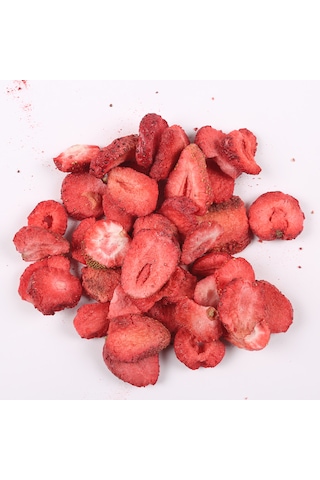 Dondurularak Kurutulmuş Çilek, 15 Gr %100 Vegan, Glutensiz