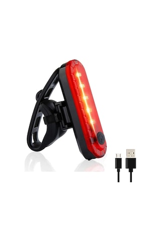 Epic Nıst Usb Şarjlı Bisiklet Arka Lamba Siyah