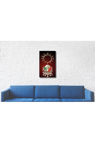 Decorıta Cam Saat | Osmanlı Tuğrası (322108054) Çok Renkli