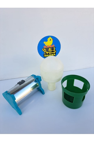 Güvercin Suluğu 1 Litre + 15 Cm Güvercin Yemlik