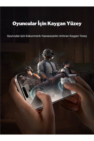 Safeus Tam Kaplayan Ekran Koruyucu Cam , İphone 18 Pro İle Uyumlu
