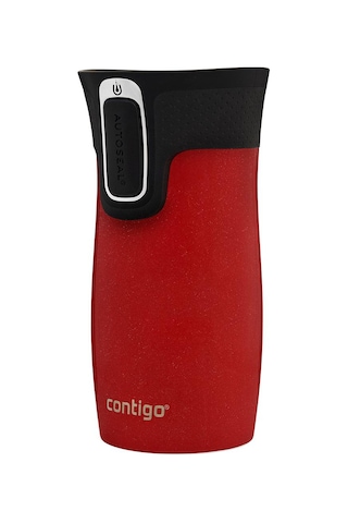 Contigo Westloop Mini Vakumlu Termos Matara Tek El Bas İç 300ml 2203554 Kırmızı
