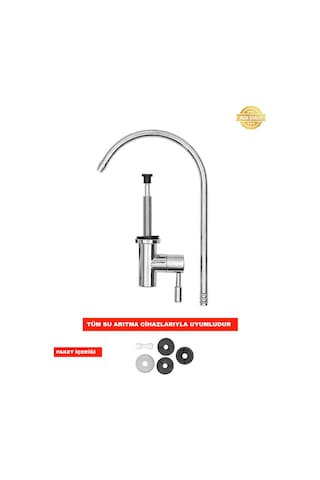 Su Arıtma Cihazı Lüx Krom Musluk Tüm Markalara Uyumludur