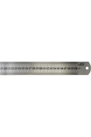 Leo Çift Taraflı Çelik Cetvel 1500 X 40 Mm