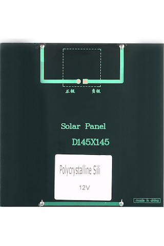 Moveevo 12v 3w Çok Kristal Güneş Paneli - Dıy Dış Mekan Enerji Kaynağı