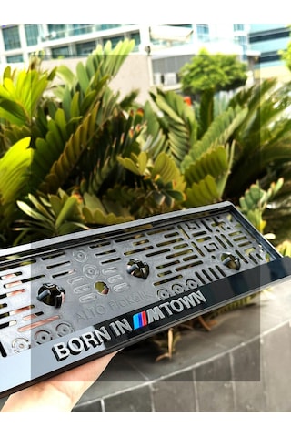 Born In Mpower Town Bmw Plakalık Kabartmalı